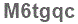 The text to enter in the texbox below is: M6tgqc