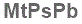 The text to enter in the texbox below is: MtPsPb
