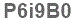The text to enter in the texbox below is: P6i9B0