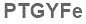 The text to enter in the texbox below is: PTGYFe