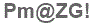 The text to enter in the texbox below is: Pm@ZG!