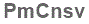 The text to enter in the texbox below is: PmCnsv