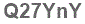 The text to enter in the texbox below is: Q27YnY