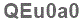 The text to enter in the texbox below is: QEu0a0
