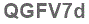 The text to enter in the texbox below is: QGFV7d