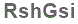 The text to enter in the texbox below is: RshGsi