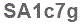 The text to enter in the texbox below is: SA1c7g