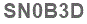 The text to enter in the texbox below is: SN0B3D