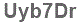 The text to enter in the texbox below is: Uyb7Dr