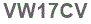 The text to enter in the texbox below is: VW17CV