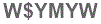 The text to enter in the texbox below is: W$YMYW