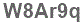 The text to enter in the texbox below is: W8Ar9q