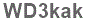 The text to enter in the texbox below is: WD3kak