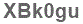 The text to enter in the texbox below is: XBk0gu