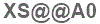 The text to enter in the texbox below is: XS@@A0