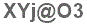 The text to enter in the texbox below is: XYj@O3
