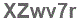 The text to enter in the texbox below is: XZwv7r