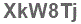 The text to enter in the texbox below is: XkW8Tj