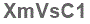 The text to enter in the texbox below is: XmVsC1