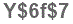 The text to enter in the texbox below is: Y$6f$7