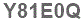 The text to enter in the texbox below is: Y81E0Q