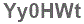 The text to enter in the texbox below is: Yy0HWt