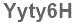 The text to enter in the texbox below is: Yyty6H