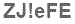 The text to enter in the texbox below is: ZJ!eFE