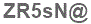 The text to enter in the texbox below is: ZR5sN@