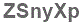 The text to enter in the texbox below is: ZSnyXp