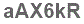 The text to enter in the texbox below is: aAX6kR
