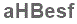 The text to enter in the texbox below is: aHBesf
