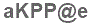 The text to enter in the texbox below is: aKPP@e