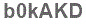 The text to enter in the texbox below is: b0kAKD