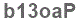 The text to enter in the texbox below is: b13oaP