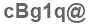 The text to enter in the texbox below is: cBg1q@