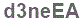 The text to enter in the texbox below is: d3neEA