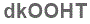 The text to enter in the texbox below is: dkOOHT