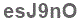 The text to enter in the texbox below is: esJ9nO