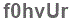 The text to enter in the texbox below is: f0hvUr