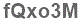 The text to enter in the texbox below is: fQxo3M
