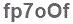 The text to enter in the texbox below is: fp7oOf