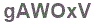 The text to enter in the texbox below is: gAWOxV