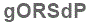 The text to enter in the texbox below is: gORSdP