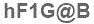 The text to enter in the texbox below is: hF1G@B