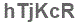 The text to enter in the texbox below is: hTjKcR