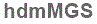 The text to enter in the texbox below is: hdmMGS