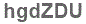 The text to enter in the texbox below is: hgdZDU