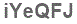 The text to enter in the texbox below is: iYeQFJ