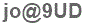 The text to enter in the texbox below is: jo@9UD